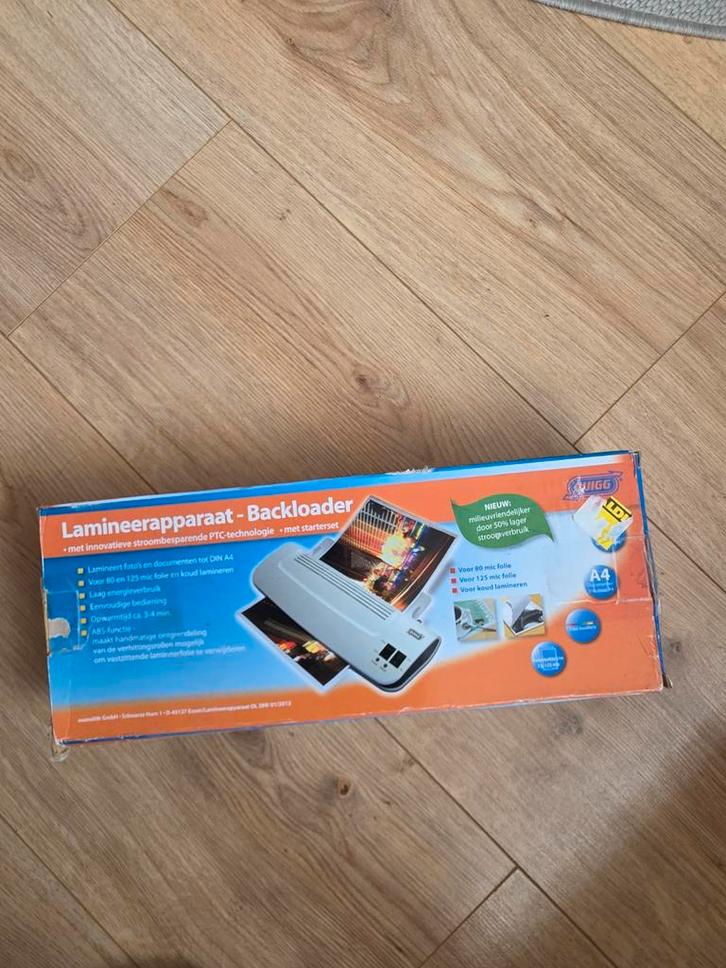 Quigg Lamineerapparaat - Backloader, Diversen, Bureau-accessoires, Gebruikt, Ophalen