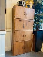 4 x Vintage Simpla-Lux Wandmeubel Kastjes jaren 60/70 teak, Huis en Inrichting, Kasten | Overige, Ophalen, Gebruikt, Simpla lux holland