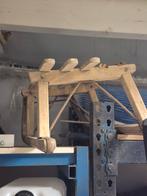 Oude houten slee, Ophalen