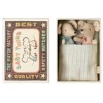 Maileg - Baby Muis Twins-Tweeling in box - 8 cm, Verzamelen, Poppenhuizen en Toebehoren, Ophalen of Verzenden, Poppenhuis