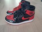 Nike Air Jordan 1 Retro High Patent Bred, Ophalen of Verzenden, Zo goed als nieuw, Zwart