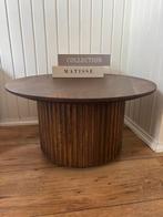 Salon tafel mango hout, Huis en Inrichting, Tafels | Salontafels, Ophalen, 50 tot 100 cm, Rond, Nieuw
