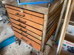 Vintage gereedschapswagen gereedschapskar., Ophalen, Gebruikt, Minder dan 70 cm
