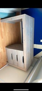 Bureau steigerhout, Ophalen