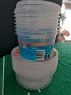 plastic snoepcontainers van verschillende maten, Huis en Inrichting, Emmers, Gebruikt, Ophalen