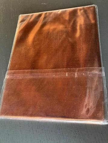 Quiltlapje feestlap glimmend brons 100% synthetisch € 4,25 beschikbaar voor biedingen