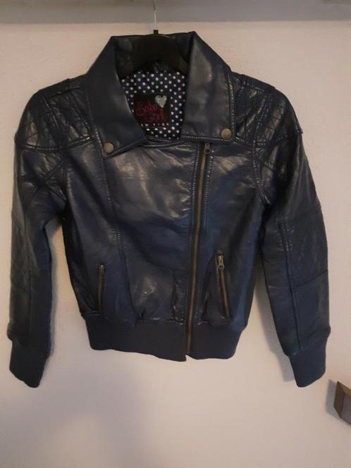 Blauw Bomberjack, maat 164., Kinderen en Baby's, Kinderkleding | Maat 164, Zo goed als nieuw, Jongen of Meisje, Jas, Ophalen of Verzenden