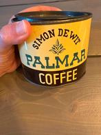 Vintage oud koffie blik met deksel Palmar simon de wit, Verzamelen, Ophalen of Verzenden, Zo goed als nieuw, Koffie, Overige merken