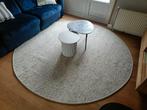 Wollen vloerkleed 240cm, Ophalen, Gebruikt, Grijs, Rond