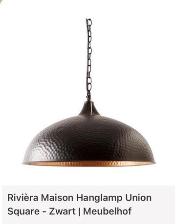Rivièra Maison Union Square Hanglamp Zwart beschikbaar voor biedingen