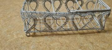 metaal rekje inc potjes voor plantjes of kaarsjes nieuw  beschikbaar voor biedingen