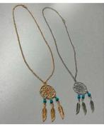 Dromenvanger ketting dames vrouwen - Zilver of goud kleur, Verstelbaar, Nieuw, Ophalen of Verzenden, H
