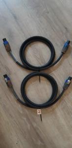2x Neutrik Speakon kabel 2 meter 4x2,5mm2, Ophalen of Verzenden, Gebruikt, Overige typen