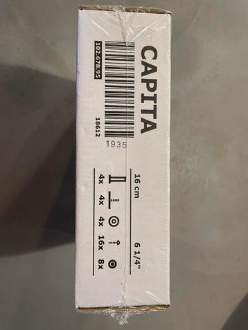 Ikea Capita pootjes 16cm zilver beschikbaar voor biedingen