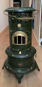 Ouderwetse petroleum kachel, Ophalen