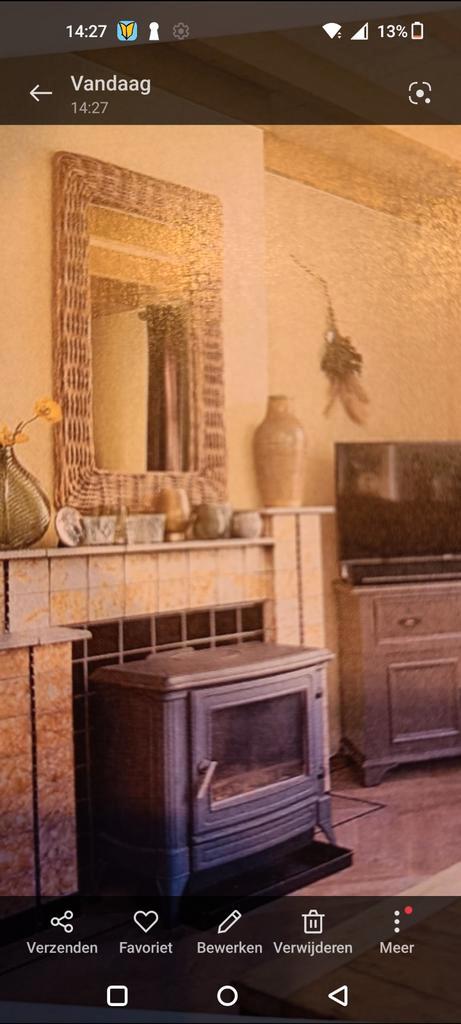 Nestor Martin S 23 Houtkachel - gietijzer gebruikt, Huis en Inrichting, Kachels, Houtkachel, Hout, Ophalen of Verzenden