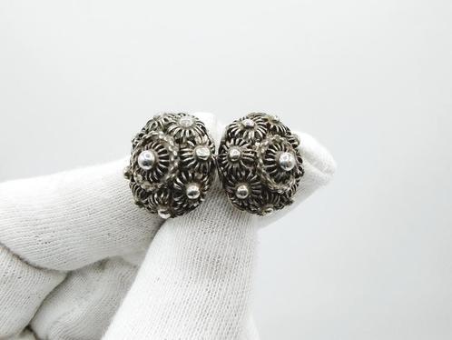 Zilveren keelknopen, Zeeuws, 19e eeuws, Antiek en Kunst, Antiek | Goud en Zilver, Zilver, Verzenden