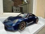 1:18 Porsche 911 992 GT3 Touring blauw 2021 Norev, Hobby en Vrije tijd, Modelauto's | 1:18, Auto, Norev, Norev, Zo goed als nieuw