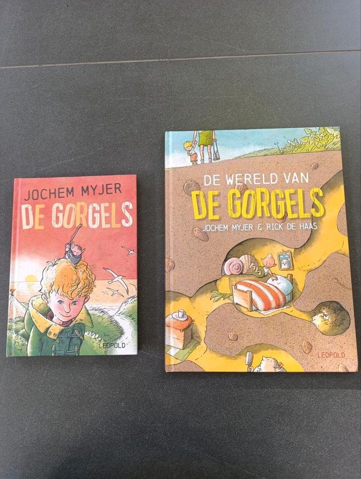 2 boeken Jochem Myjer De Gorgels en De wereld van de Gorgels, Boeken, Kinderboeken | Jeugd | onder 10 jaar, Zo goed als nieuw