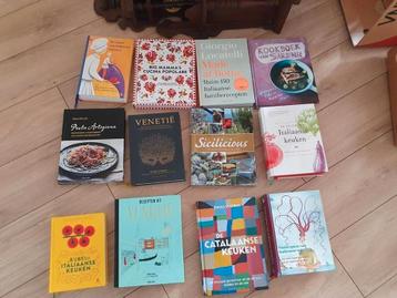 Diverse Italiaanse kookboeken div prijzen beschikbaar voor biedingen