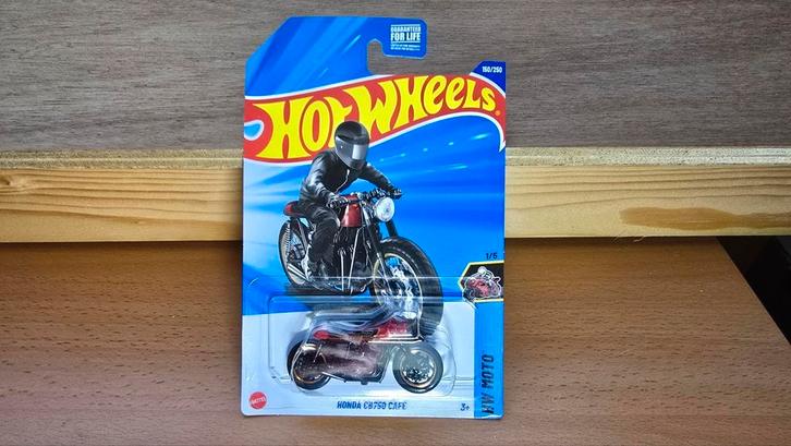 Hot Wheels US Card Honda CB750 Cafe, Hobby en Vrije tijd, Modelauto's | Overige schalen, Nieuw, Auto, Ophalen of Verzenden