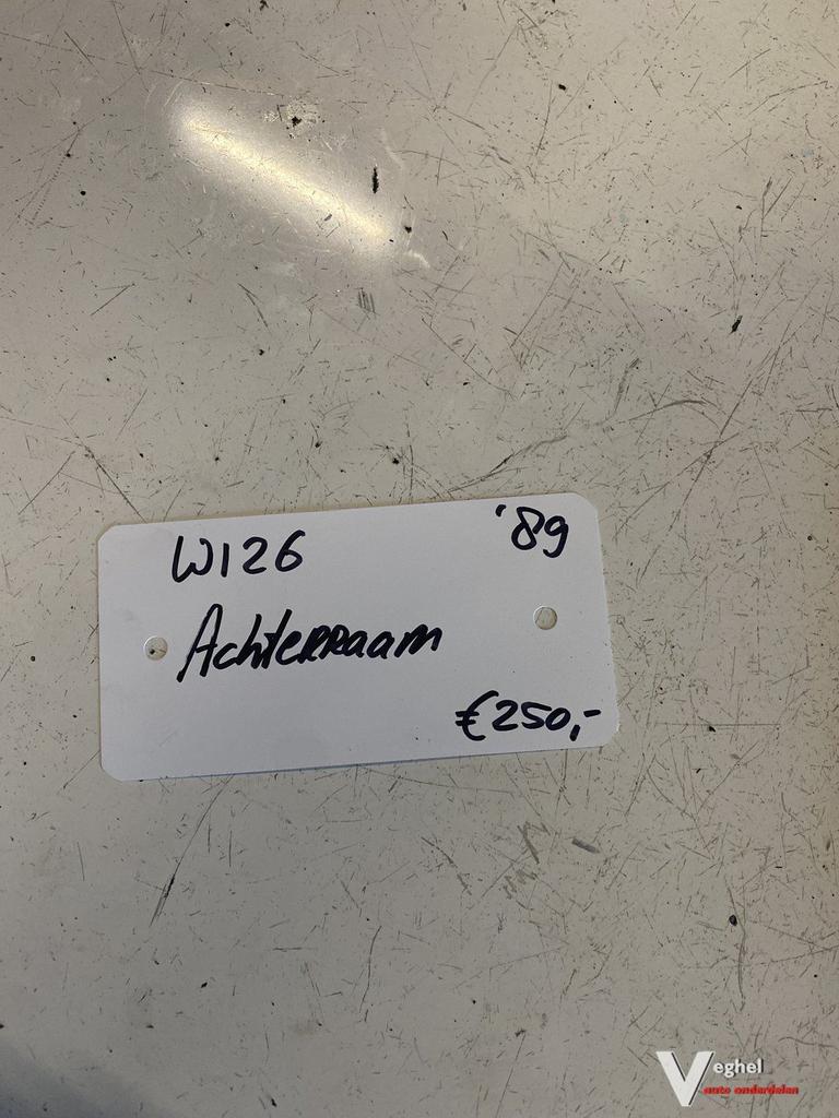 Mercedes W126 Achterruit 1989, Ophalen, Gebruikt, -, -