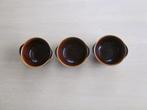 3 vintage CP Colditz bruine soepkommen D13cm H6cm, Huis en Inrichting, Keuken | Servies, Overige materialen, Gebruikt, Overige typen