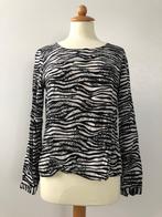 Zwart witte zebraprint blouse maat S., Kleding | Dames, Vero Moda, Zwart, Nieuw, Ophalen of Verzenden