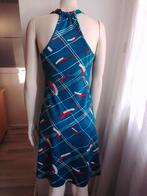 Zgan T-back dress King Louie blauw met retro motief S, Blauw, Ophalen of Verzenden, Zo goed als nieuw, King Louie