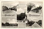 Groeten uit Goudswaard - 5 afb o.a. Molendijk - 1960 gelopen, Ophalen of Verzenden, 1940 tot 1960, Gelopen, Noord-Brabant