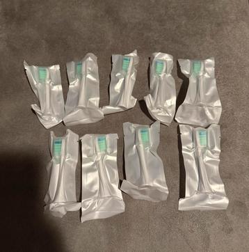 9x OPZETBORSTEL v Philips Sonicare electrische tandenborstel beschikbaar voor biedingen