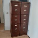 Tweemaal Archiefkast ladekast Vintage Art-Deco Fortschritt, Huis en Inrichting, Kasten | Ladekasten, Ophalen, Minder dan 50 cm
