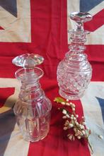 2 antieke Engelse Georgian decanters c. 1820-1840, Ophalen of Verzenden