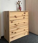 3-drawer wood set (Ikea), Huis en Inrichting, 3 of 4 laden, Minder dan 100 cm, Grenenhout, 25 tot 50 cm