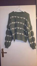 Trui met witte hardjes vaste prijs, Ophalen of Verzenden, Zo goed als nieuw, Blauw