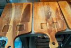2 houten borrel/snijplanken, Ophalen of Verzenden, Gebruikt