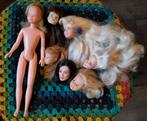 BARBIE Skipper SINDY 👧 ONDERDELEN voor REROOT 👧 Hoofdjes, Ophalen of Verzenden, Gebruikt, Pop