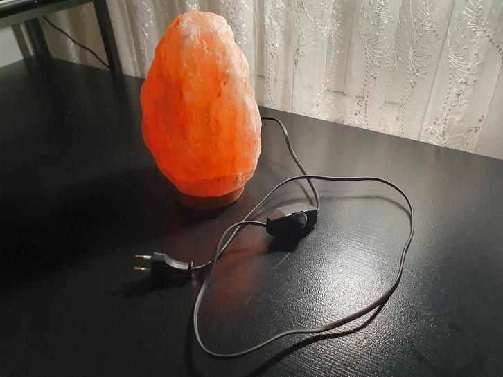 ️✅️MOOIE GROTE DIMBARE ZOUTLAMP!️✅️, Huis en Inrichting, Lampen | Tafellampen, Zo goed als nieuw, Minder dan 50 cm, Ophalen