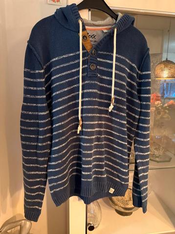 Mexx Fashion gestreepte hoodie - Blauw maat M beschikbaar voor biedingen