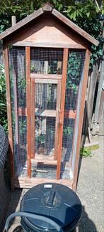 Vogel kooi voilere, Dieren en Toebehoren, Ophalen, Gebruikt, Hout, Volière
