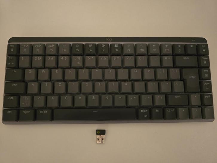 Logitech MX Mechanical Mini, Computers en Software, Toetsenborden, Zo goed als nieuw, Qwerty, Draadloos, Multimediatoetsen, Ophalen of Verzenden