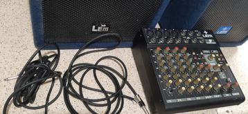 LEM Versterkte Mixer met Speakers beschikbaar voor biedingen
