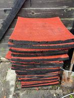 Rubberen tegels, Tuin en Terras, Tegels en Klinkers, Ophalen, Gebruikt, Overige typen, Rubber
