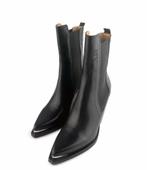 Leren Enkellaarzen - Zwart - Maat 36, Ophalen, Hoge laarzen, Zwart, Nieuw