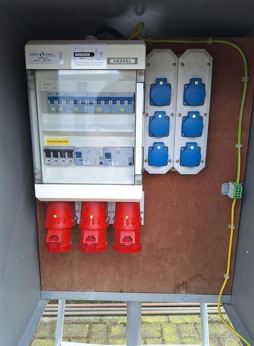 Bouwstroomkast bouwkast meterkast stroomkast, Doe-het-zelf en Verbouw, Bouwverlichting, Zo goed als nieuw, Ophalen of Verzenden