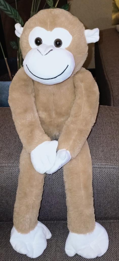 Blokker grote slingeraap., Kinderen en Baby's, Speelgoed | Knuffels en Pluche, Ophalen of Verzenden, Zo goed als nieuw, Overige typen