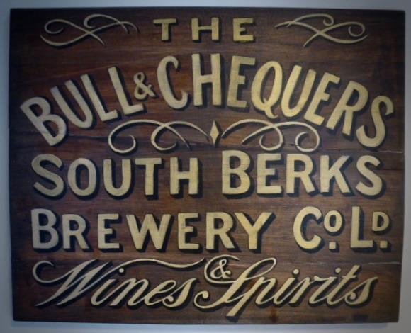 Handgeschilderd houten bord / wijn en sterke drank / mancave, Verzamelen, Merken en Reclamevoorwerpen, Zo goed als nieuw, Reclamebord