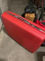 Vintage Rode Samsonite Saturn Harde Koffer 60 x 43 x 17 cm, Gebruikt, 50 tot 60 cm, Hard kunststof, Slot