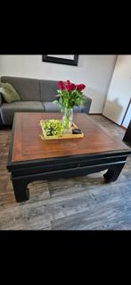 Opiumtafel salontafel, Huis en Inrichting, Ophalen, Zo goed als nieuw, Rechthoekig, 100 tot 150 cm