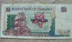 Bankbiljet van 10 dollar,  Zimbabwe, Ophalen of Verzenden, Zimbabwe, Los biljet